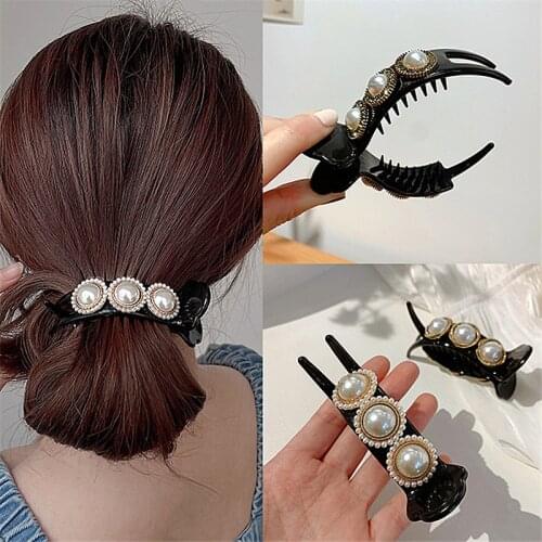 Plastic Hair Claw Plain Hairpin for Women Casual Summer Hair Device Tools Strong Bit Force