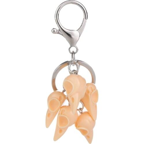 1PC Women Keychain Fasion skull bird Flatback resin raven Charms Handbag Keyring with Ball Ouija Board Keyring