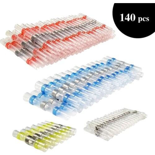 140PCS Solder Seal Heat Shrink Wire Connectors