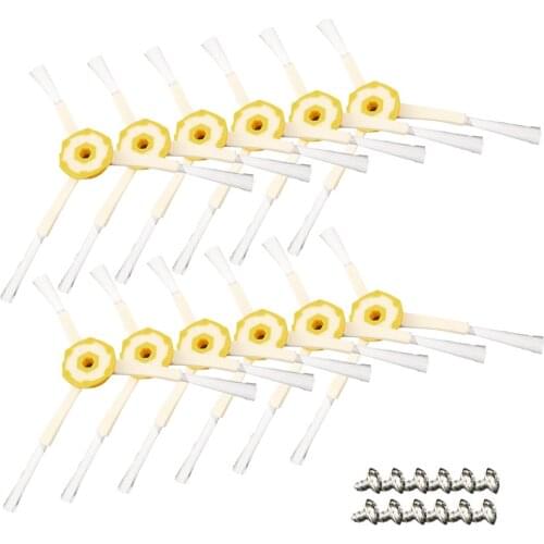 3/6/12 pcs 3 Armed Side Brush For iRobot Roomba 500/600/700 Series Robot Vacuum Cleaner Spare Parts Accessories