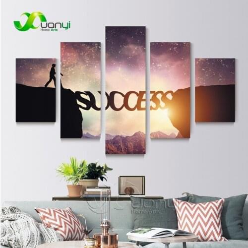 Abstract Style Wall Canvas Oil Painting For Living Room Success Pictures Painting Modern Prints Home Decoration Unframe PR1330