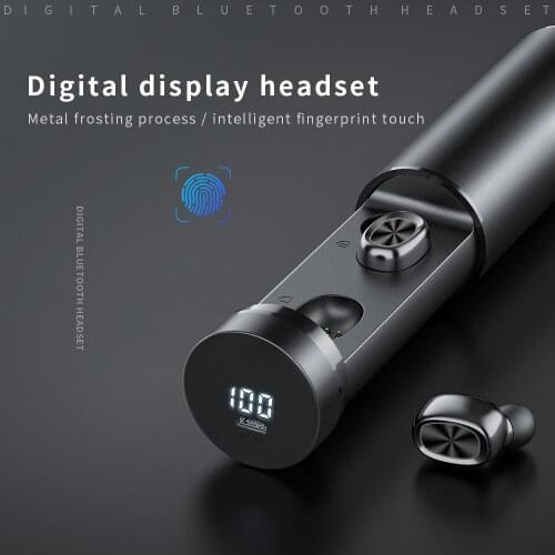 Bluetooth 5.0 Earphones Wireless Two Ears Sports Running Mini Music Earphones HiFi IPX7 Waterproof earbuds Touch Control Headset