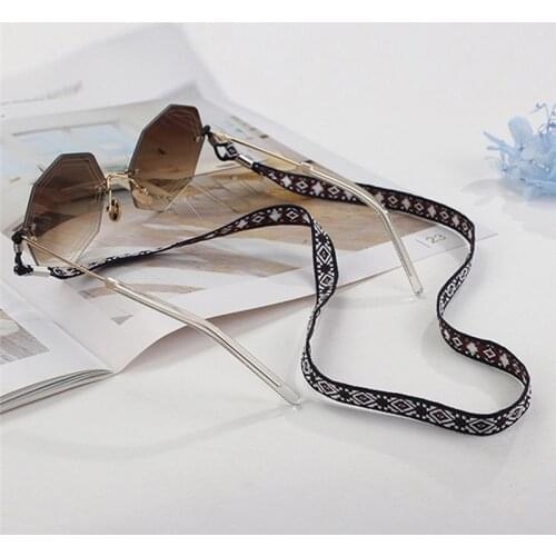 Imixlot Ethnic Retro Printed Colorful Glasses Chain Eyeglass Rope for Women Children 66cm Eyewear Cord Holder Neck Strap