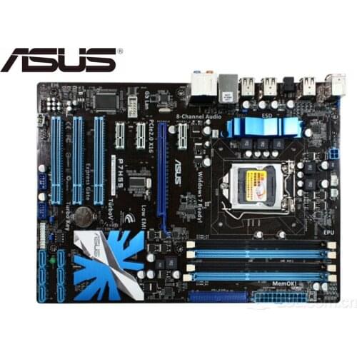 For ASUS P7H55 motherboard LGA 1156 DDR3 USB2.0 16GB H55 used desktop motherboard mainboard boards