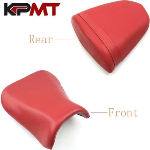 For SUZUKI GSXR600 GSXR750 GSX-R GSX R GSXR 600 750 2004 2005 04 05 K4 Motorcycle Red Black Front Rider Driver Seat Pillion