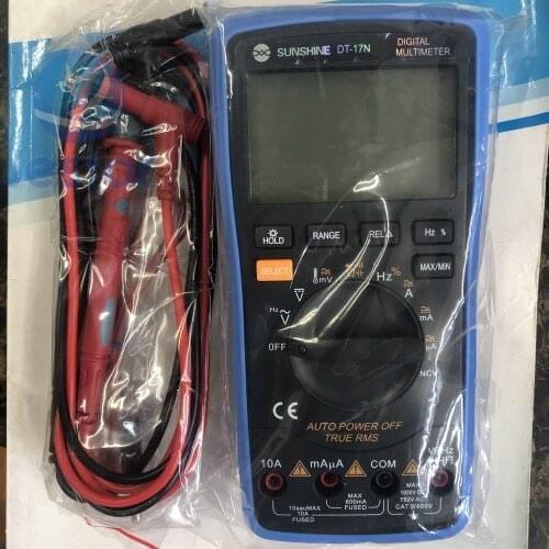 DT-17N high precision lcd display Digital Multimeter 35/6 automatic instrument AC DC voltage current resistance measure