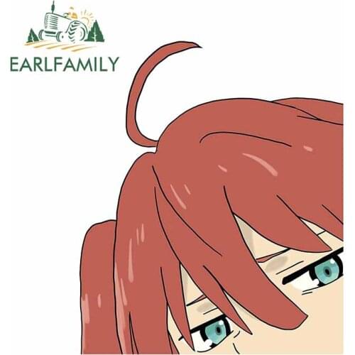 EARLFAMILY 13cm x 11cm For Anime Car Stickers Fine Decal Car Accessories Waterproof Vinyl Material Decals For JDM SUV RV