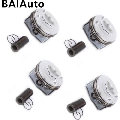 EA888 06H107065DD 06H198151J Engine Pistons Rings Assembly Set 2.0TFSI 82.50 mm Pin 23mm For VW CC Audi A3 A4 A5 A6 06H107065AM