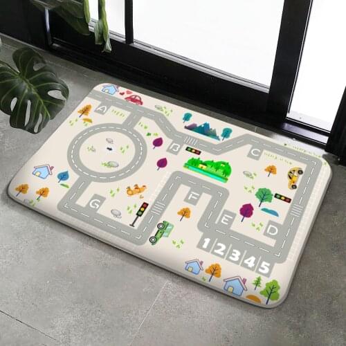 Top Brand Baby Mat Children Flannel Carpet Non-slip Childrens Carpet Living Room Bedroom Alphanumeric Learning Game Carpet Mat