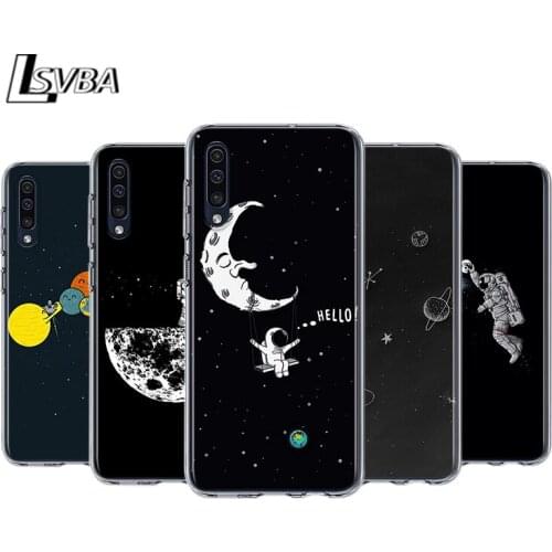 Go Round Planet For Samsung Galaxy A90 A80 A70 A60 A50 A40 A30 A32 A52 A72 A02S A2 A20S A20E A10S A10E A10 Phone Case