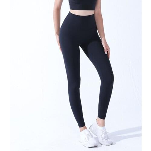 Women Gym Leggings Yoga Pants Tights Sports Nude Leggings Sexy Fitness Pants European American Pockets High Waist Fitness Pants