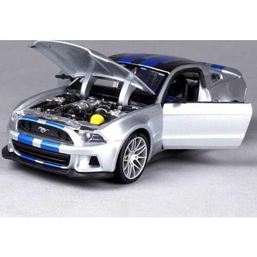 New 1:24 alloy diecast metal vehicle Mustang GT muscle sports super car model toys adult child boys gifts collection display