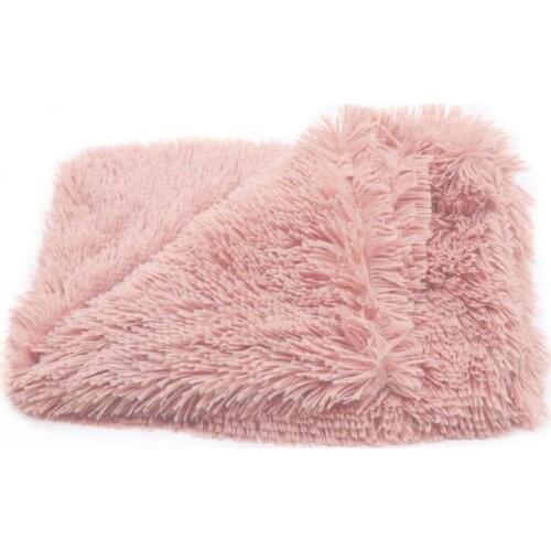 Pet Dog Cat Comforter Fluffy Fleece Blanket Soft Warm Dual Plush Fur Mat Winter