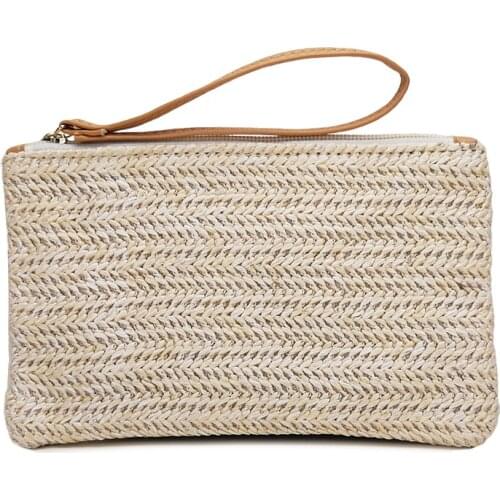 Women Straw Bag Wicker Tote Bags Summer Beach Handbag Bucket Shape Solid Weaving Bag Fashion Wicker Tote Bags Bolsa Feminina