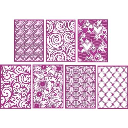 Clamshell Trellis Country Garden Swirls Hearts Covers Metal Cutting Dies for DIY Scrapbooking Paper Cards Making Crafts 2019 New