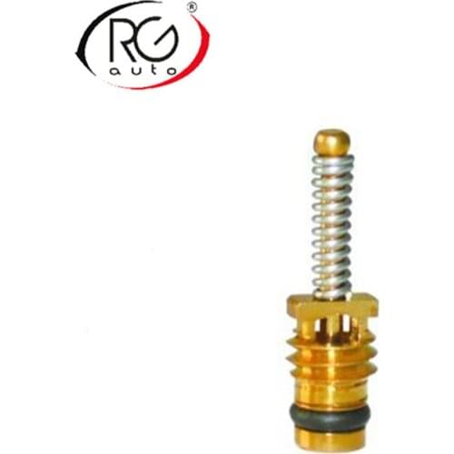 50pcs M6*1 HNBR Car Air-Conditioning Valve Core R12 R134a Refrigeration Valve Stem Sealing Copper Valve Core