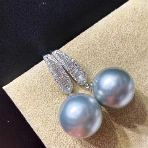 925 Silver Pearl Beads Stud Earrings Setting Base Diy Jewelry Making Findings&Components