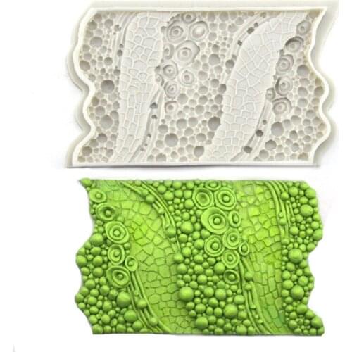 Pearl Strip Crocodile Skin Pattern Silicone Cake Mold Resin Mold Fondant Rim Mold Chocolate Sugarcraft Mold Cake Decorating Tool