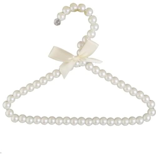 Pearl Beaded Coat Clothes Hangers Baby Toddler Kids Children Hanger Boy Girl