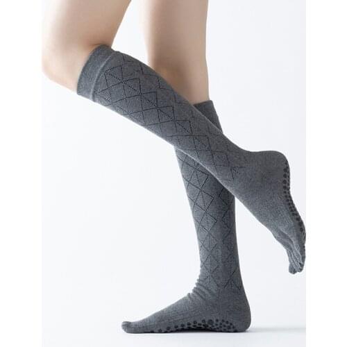 Women Socks Stockings Cotton Jacquard Striped Long Socks Ladies Girls New Fashion Warm Breathable Sweat Thigh High Stockings