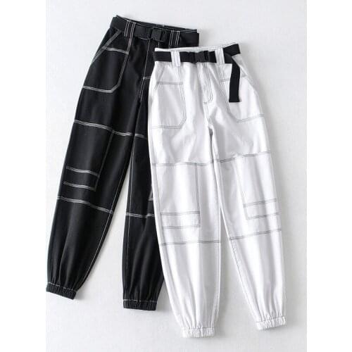 Winter Trousers Women Fashion Bunch Legs Pants New Cargo Pants Women Loose Casual Cotton Panties Streetwear