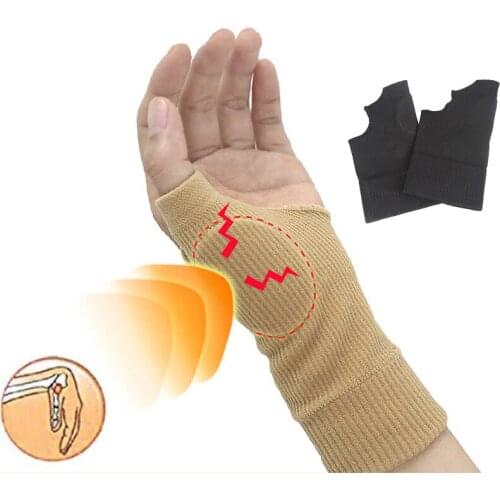 1Pair Adjustable Thumb Wrist Hand Brace Support Protector Sport Tenosynovitis Arthritis Therapy Gloves Pain Relief Hands Care