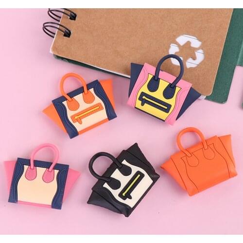 1pc 1:12 Dollhouse Miniature Decor Fashion Shopping Handbag Shoulder Bags Accessories Dollhouse Kids Toy