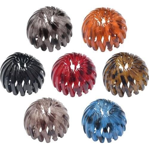 2Pcs Vintage Geometric Retractable Hair Loops Vintage Geometric Retractable Hair Loops Leopard Print Hairstyle Headband