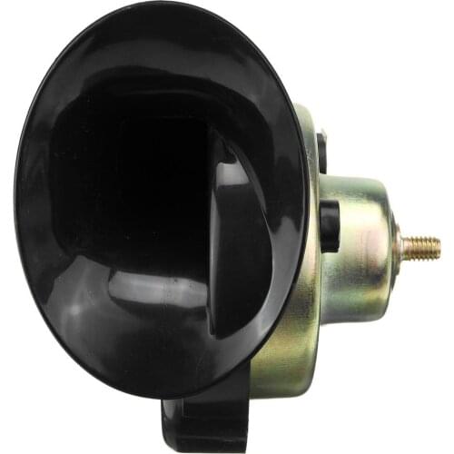 300DB 12V 2pcs Universal Black Electric Snail Horn Air Horn Raging Sound For Car Motorcycle Truck for auto siren Car Accessories