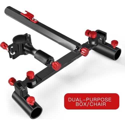 Fishing Chair Accessories Double Durable Umbrella Clip Support Frame Adjustable Rotating Bracket Fishing Accessories