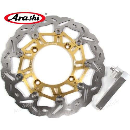 Arashi 1PCS Oversized Floating CNC Front Brake Disc Rotor For KAWASAKI KLX450R KLX 450 R 2007 - 2021 2016 2017 2018 2019 2020
