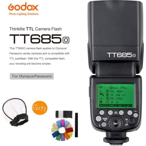 Godox TT685O TTL II Autoflash Speedlite 2.4G wireless HSS 1/8000s GN60 Camera Flash Light For Olympus/Panasonic Camera X1T-O
