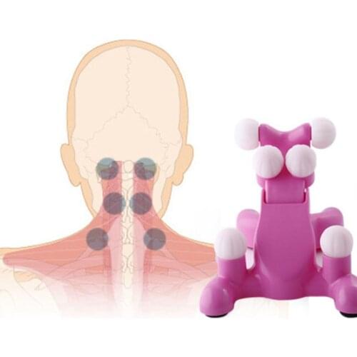 Balance Neck Cervical Vertebra Massager Manual Pressing Neck And Shoulder Massager Spine Pain Ease Neck Pain Relief Stretch Tool