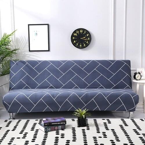 Battilo 2021 New No Armrest Sofa Cover High Stretch Personality Print Beautiful Stain Resistant Universal Sofa Cover