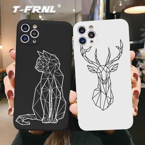 For iPhone 11 Pro Max case Line cartoon animal unicorn cat cute for iPhone 12 Pro Max case 7 8 Plus XS Max XR 12 mini TPU Case