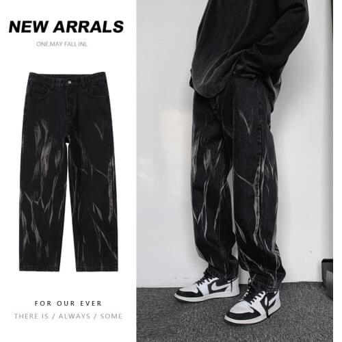 FUZHAN Loose Jeans For Men