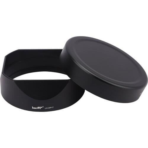 Haoge LH-OP17 Square Metal Lens Hood Shade for Olympus M.ZUIKO ED 17mm f/1.2 PRO Lens 17MM F1.2