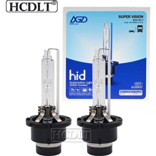 HCDLT 2PCS Xenon D2S D4S HID Bulbs 35W 55W HID Xenon Headlight Bulb 4300K 5000K 6000K 8000K 10000K D2R D4R Auto Headlamp Light