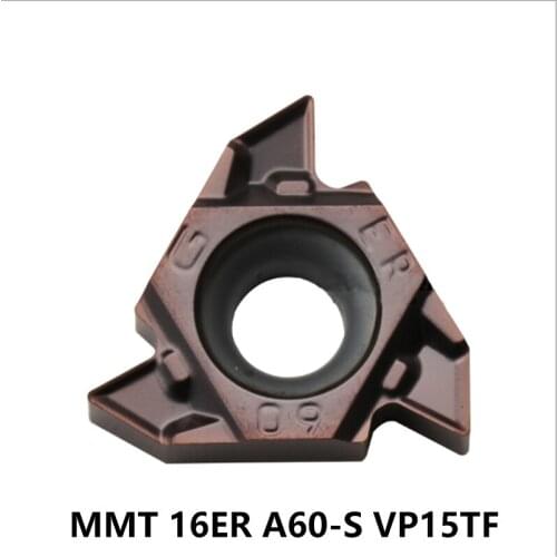 Original 10pcs MMT16ERA60-S VP15TF MMT16ER MMT 16ER A60 Carbide Inserts CNC Threading Turning Tools Lathe Cutter