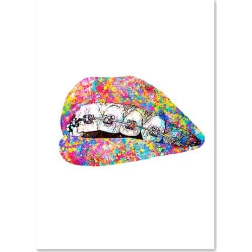 Tooth Implant Canvas Wall Painting Dental Art Poster Dentist Anatomy Prints Medical Wall Art Pictures Hospital Clinic Decoration