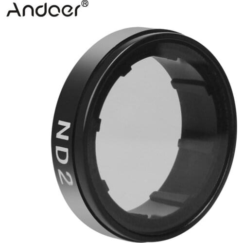 Andoer Round Lens Filters Kit Set(ND2/ND4/ND8/ND16/UV) Protector Protective Glass for GoPro Hero4/3+/3