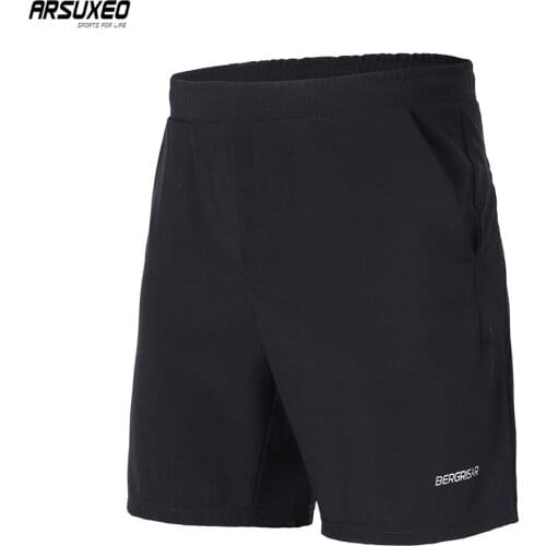 Summer Running Shorts 2 In 1 Mens Breathable Fitness Jogging Training Gym Sport Shorts With Pocket Quick Dry BG600