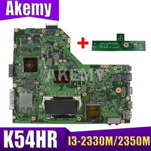 XinKaidi K54HR Laptop motherboard for ASUS K54HR X54HR X54HY K54LY X54H Test original mainboard I3-2330M/2350M PM