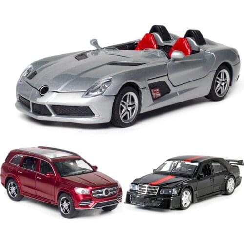 1:32 MB SLR W201 W202 GLS580 GL500 Alloy Car Model Diecasts & Toy Vehicles DTM SUV Toy Cars Kid Toys For Children Gifts Boy Toy