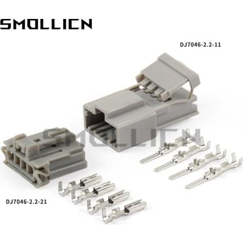 5/20/50 Set Sumitomo HD 4 Pin Way 6098-0244 6098-0243 Unsealed Car Auto Electrical Wire Connector Male Female Socket Plug