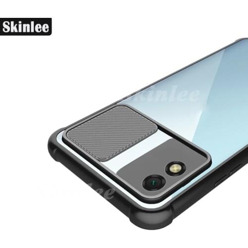 Skinlee For Realme C20 Case Official Original Shockproof Clear With Soft Frame Airbag Cover For Realme C11 2021 Case