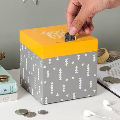 Birthday Gift Coin Saver Money Box For Kids Safe Box Safe Money Box Piggy Bank For Paper Money Saver Coin Dispenser Money Jar
