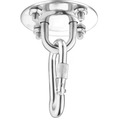 Professional Ceiling Mount Anchor Bracket Hook Aerial Training Straps Yoga Hammock Hanging Kit Swings Ceiling Wall Mount Hook