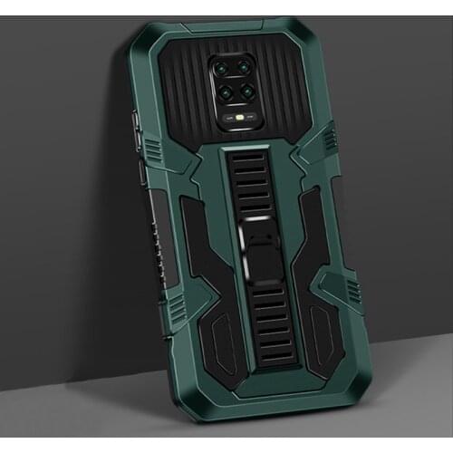 Shockproof Protective Case For Xiaomi Redmi Note 9S 9Pro Strong Anti-Fall Armor Bracket Phone Case For Redmi Note9 Pro Max Cover