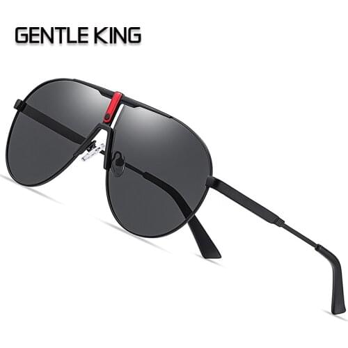 GENTLE KING Polarized Sunglasses Men Classic Vintage Sun Glasses Driving Brand Design Sunglasses Frames Men Women Eyewear